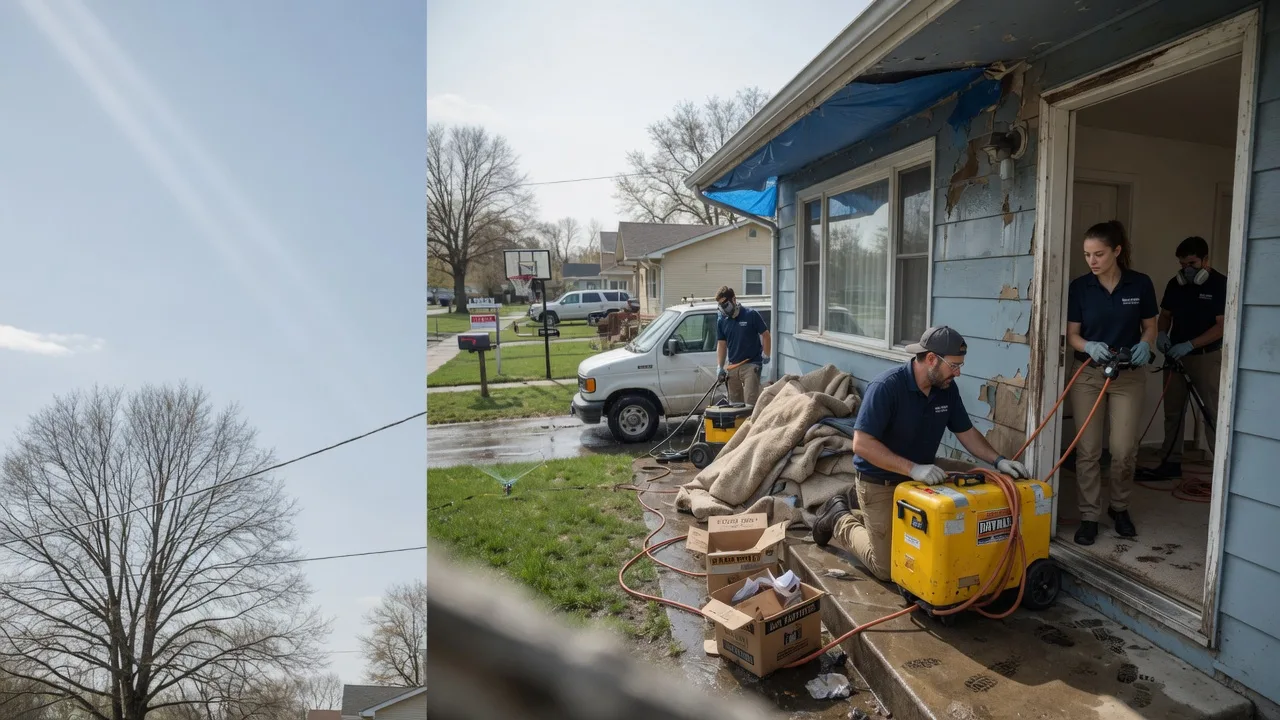 Basement Flood Cleanup in Poolville, TX near me